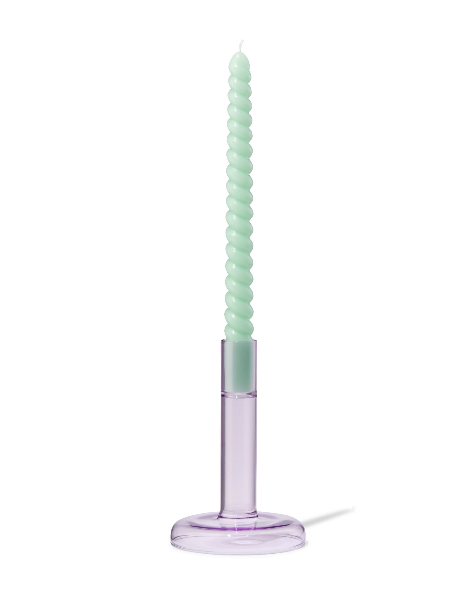 bougeoir en verre S lilas - 13324094 - HEMA