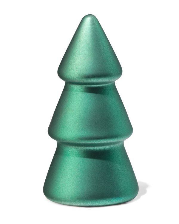 glazen kerstboom groen - 25110139 - HEMA