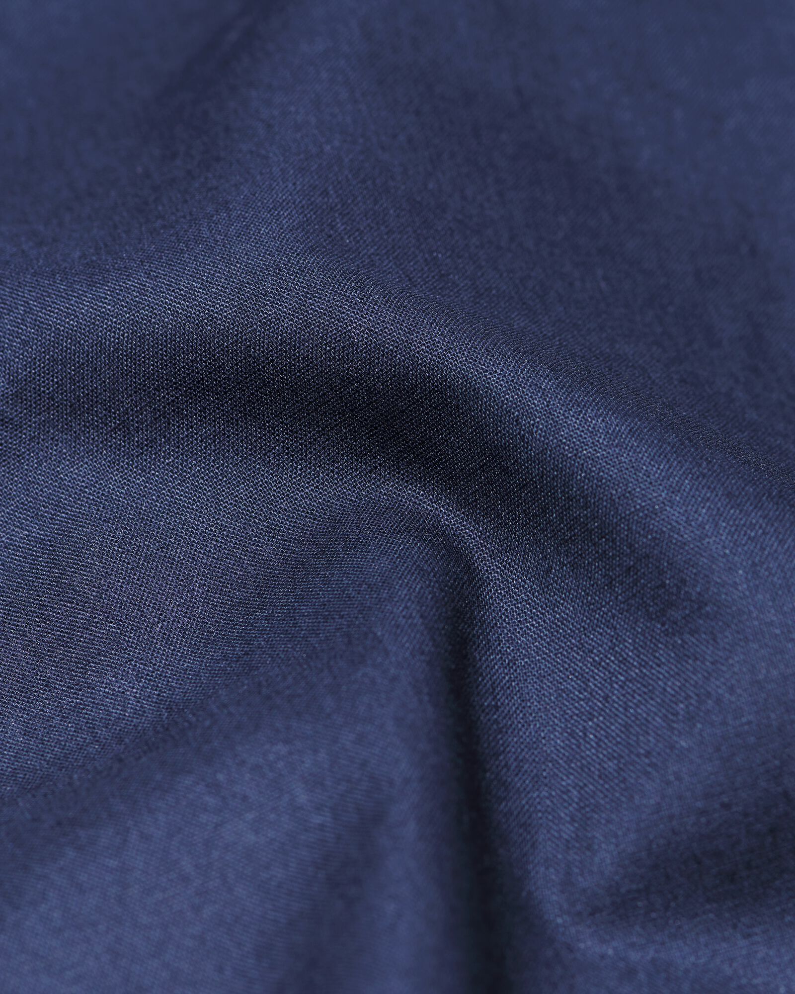 drap-housse 180x220cm coton doux bleu fonc&eacute;  - 5160033 - HEMA