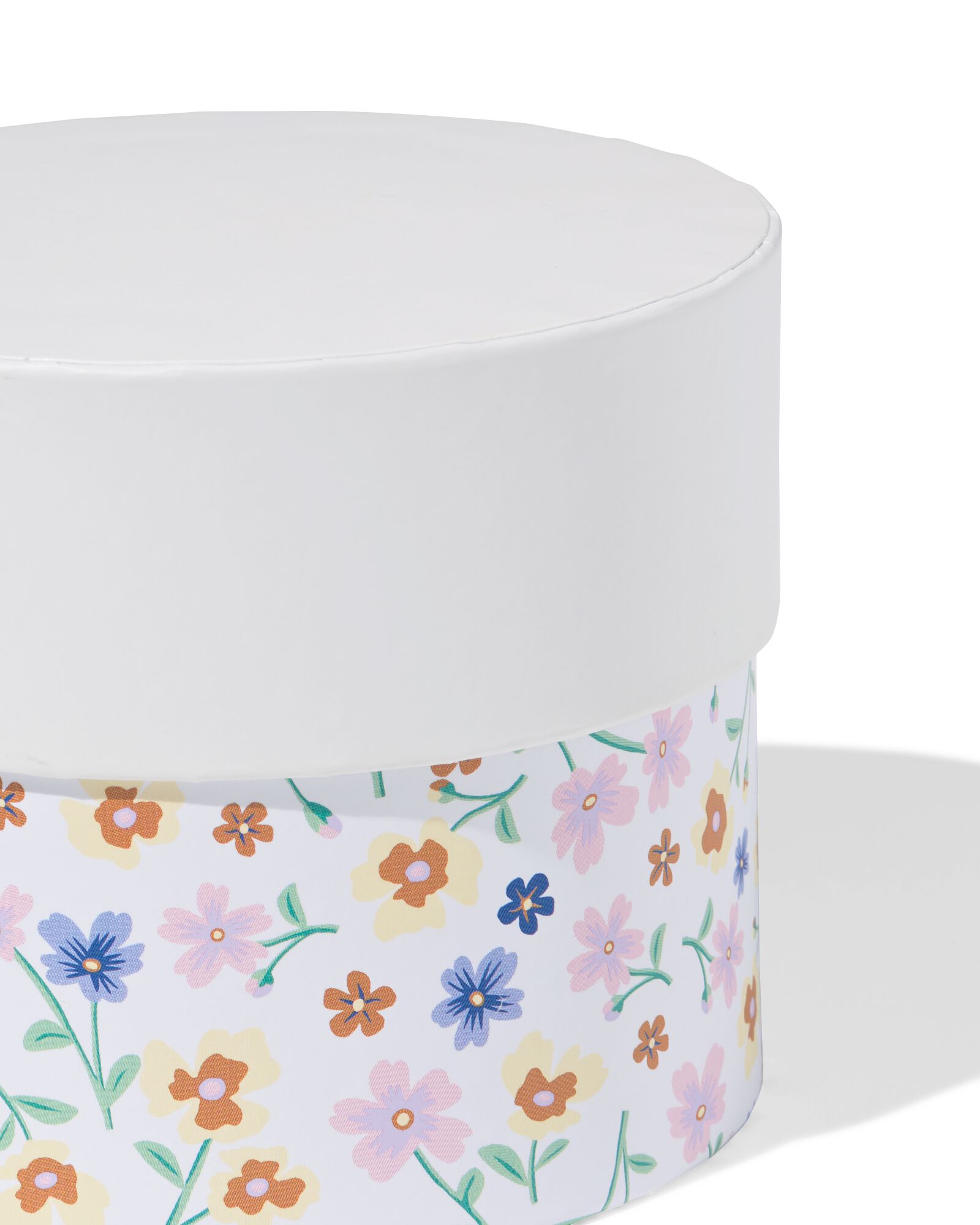 bo&icirc;te &Oslash; 11 x 9&thinsp;cm ronde fleurs  - 14793294 - HEMA