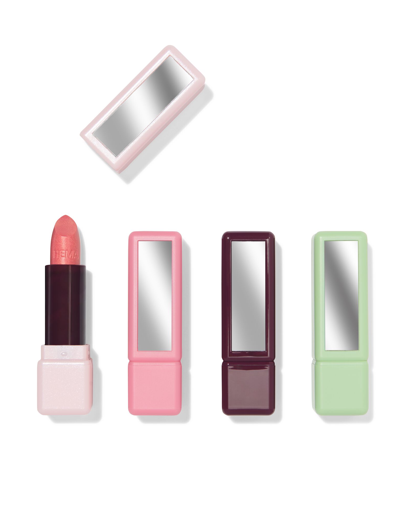 navulling moisturising lipstick 50 sparky blush - satin - 11230450 - HEMA