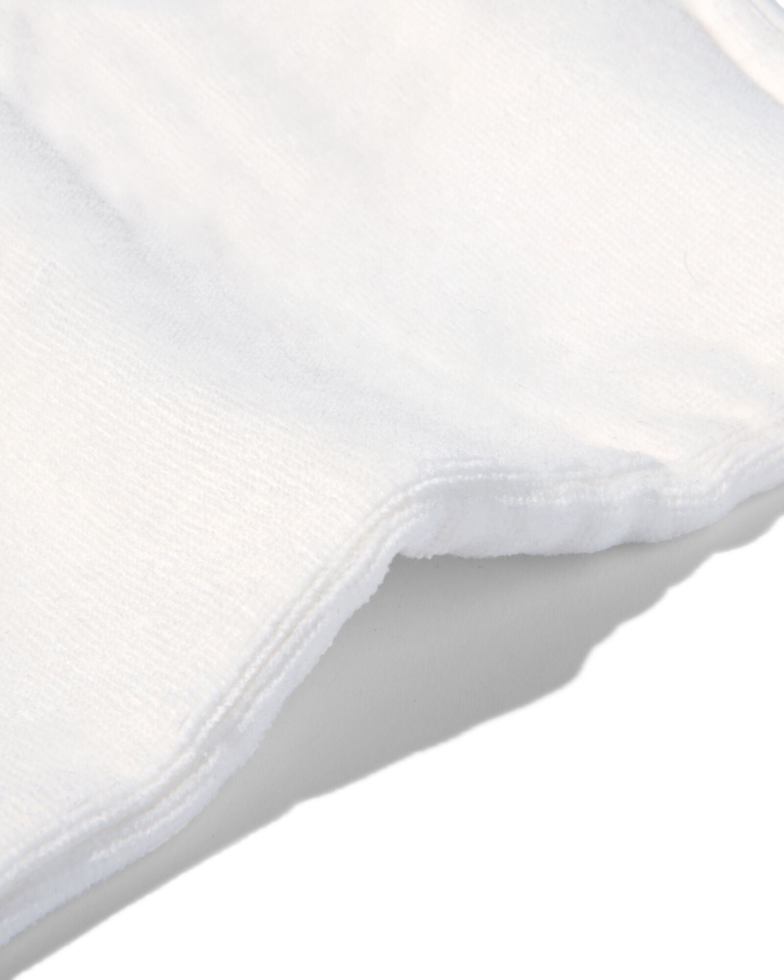 housse de bouillotte - 33x13.5 - velours blanc - 33394420 - HEMA