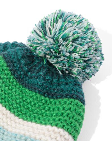 bonnet pour b&eacute;b&eacute; avec pompon &agrave; rayures multi multi - 33270340MULTI - HEMA