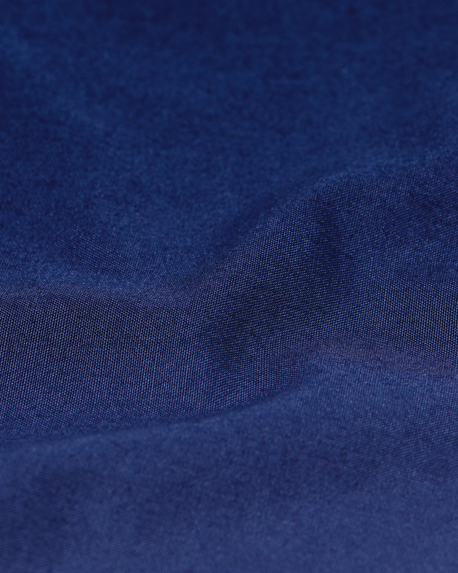 dekbedovertrek 240x200/220cm percal donkerblauw - 5750169 - HEMA