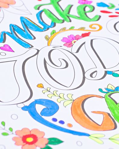 Livre de coloriage A4 de citations sur la nature  - 60720129 - HEMA