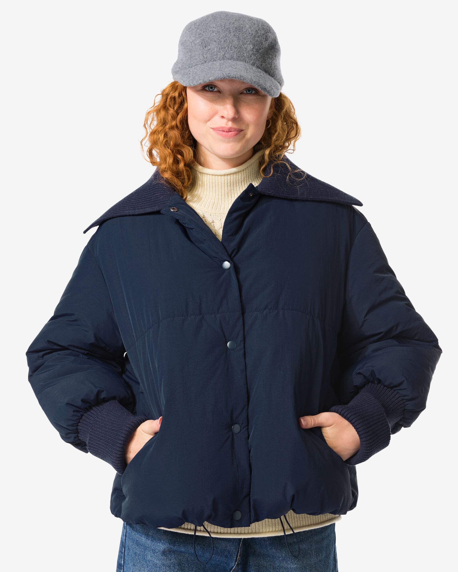 manteau femme Jara bleu bleu - 36203720BLUE - HEMA