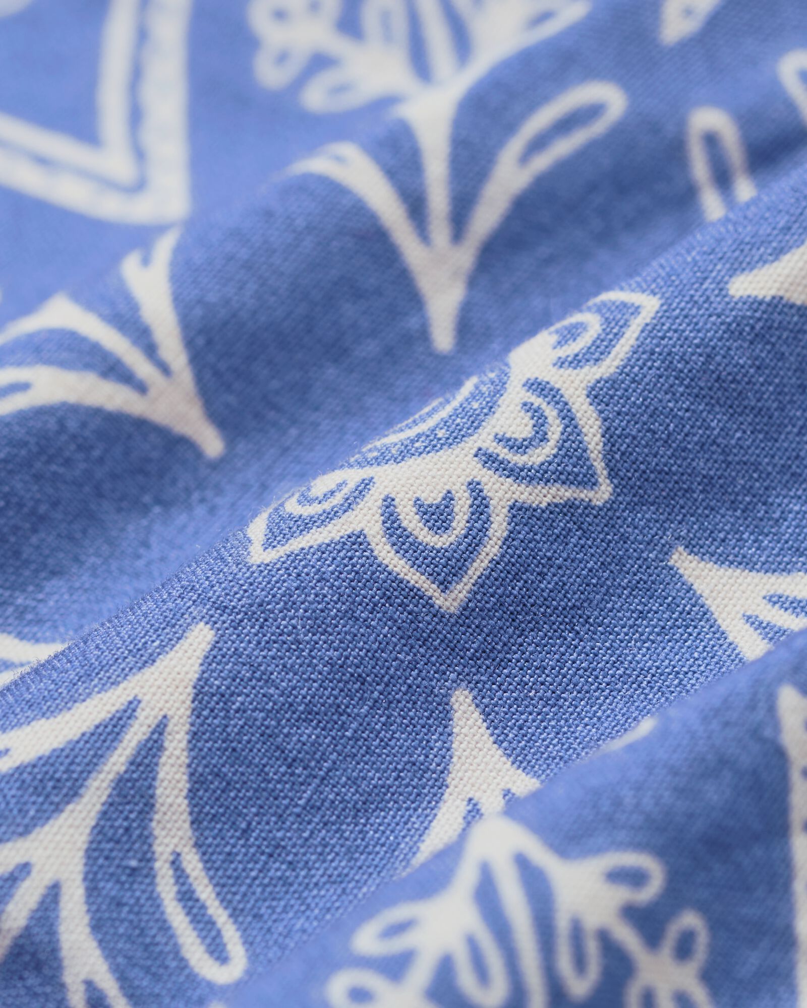 Kinderbluse mittelblau mittelblau - 30837006MIDBLUE - HEMA