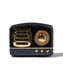 draadloze retro speaker zwart - 39640207 - HEMA