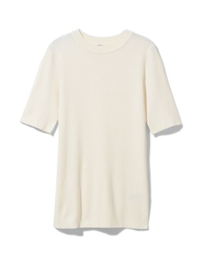 pull femme c&ocirc;te Louisa blanc - 1000031173 - HEMA