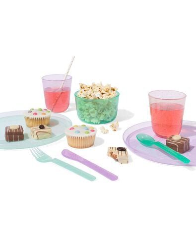 gobelets réutilisables à paillettes 250 ml lot de 4 - 14250061 - HEMA