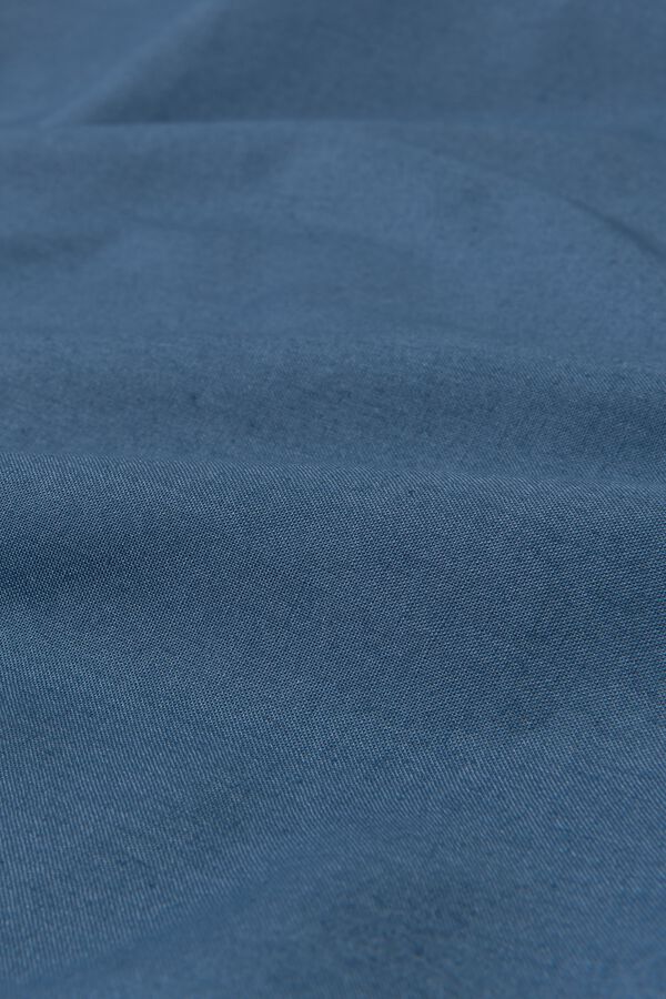 Boxspring-Spannbettlaken, 180 x 200 cm, Soft Cotton, blau - 5120098 - HEMA