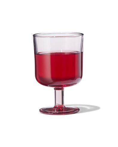 wijnglas Bergen roze 250ml - 9401085 - HEMA