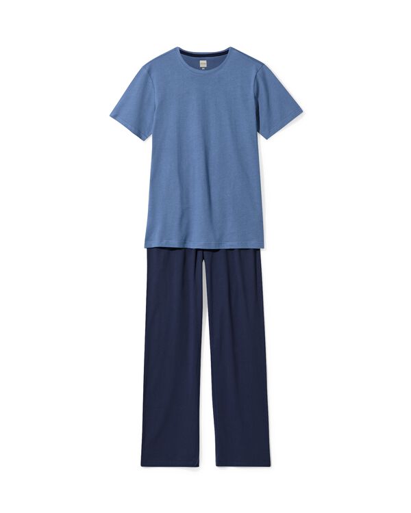 Herrenpyjama  blau blau - 23686630BLUE - HEMA