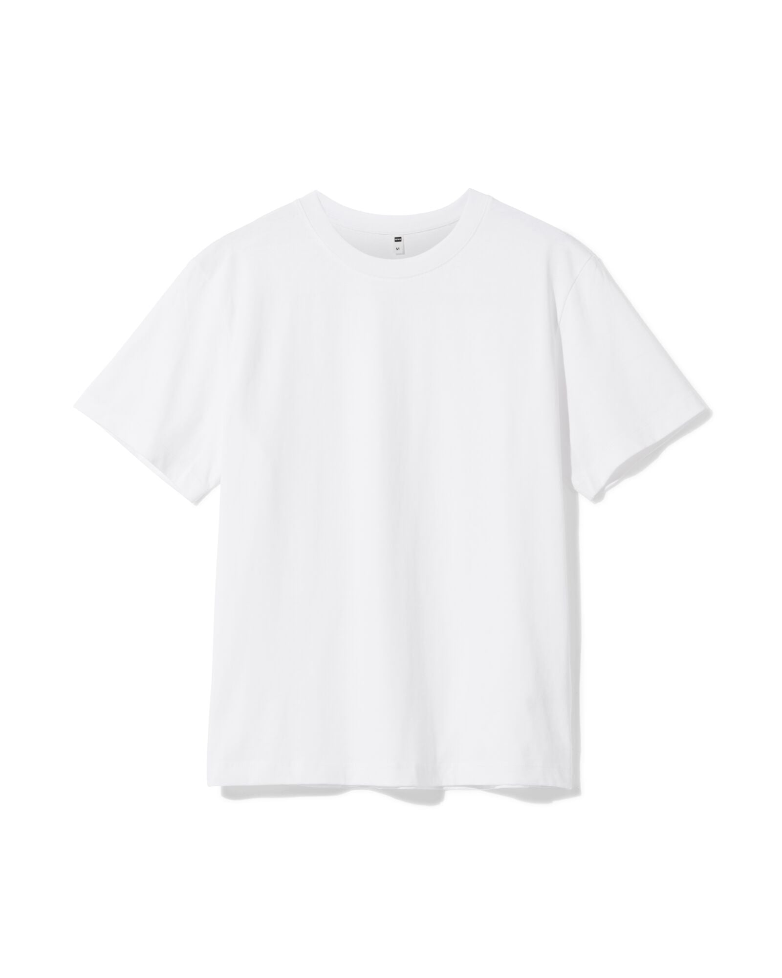 dames T-shirt Larissa regular fit wit wit - 36300660WHITE - HEMA