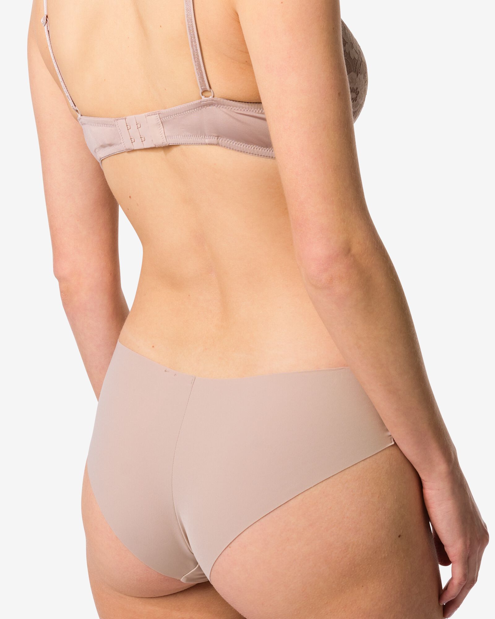 damesbrazilian micro met kant beige - 19601024BEIGE - HEMA