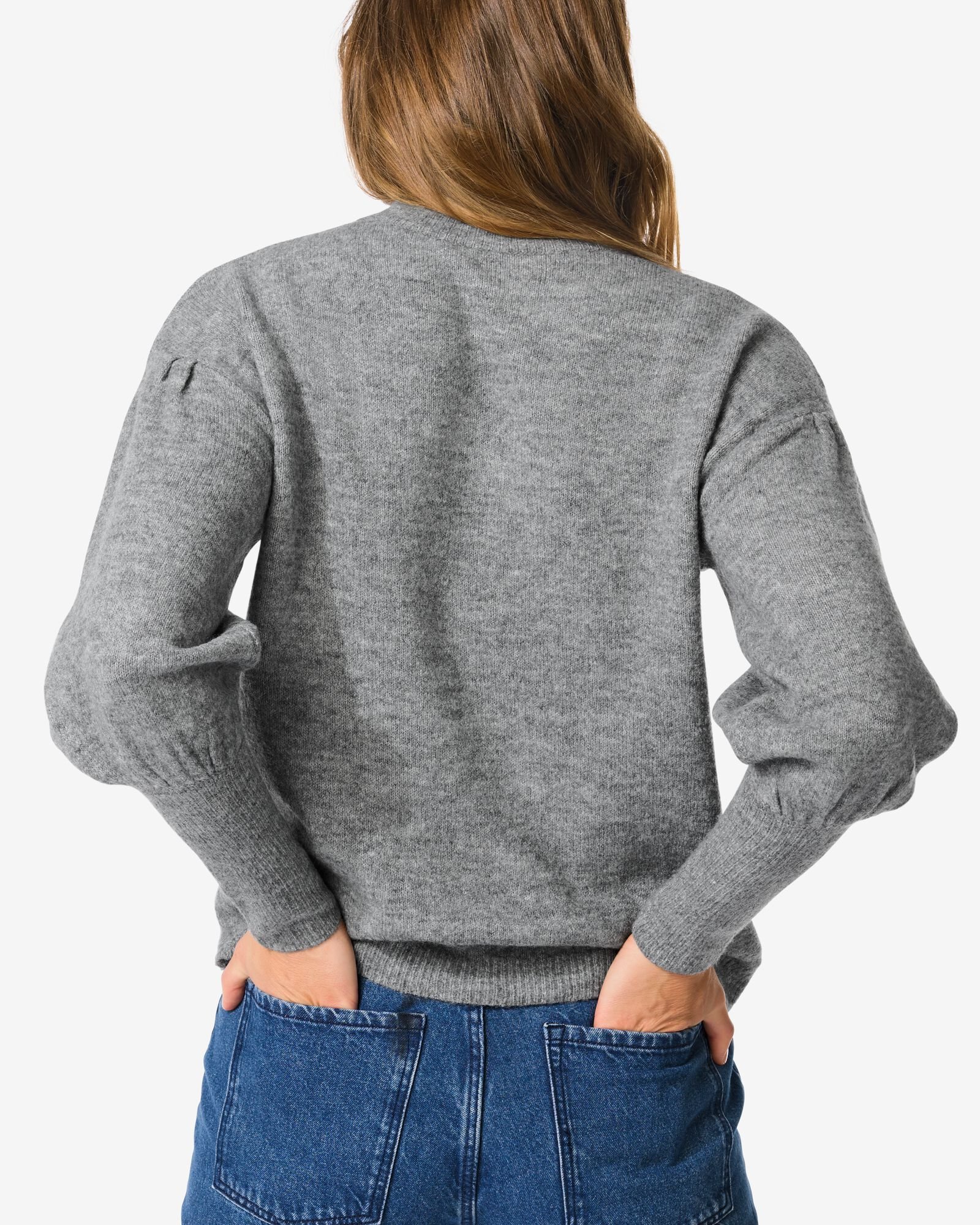 Damenpullover Havana mittelgrau mittelgrau - 36204740MIDGREY - HEMA