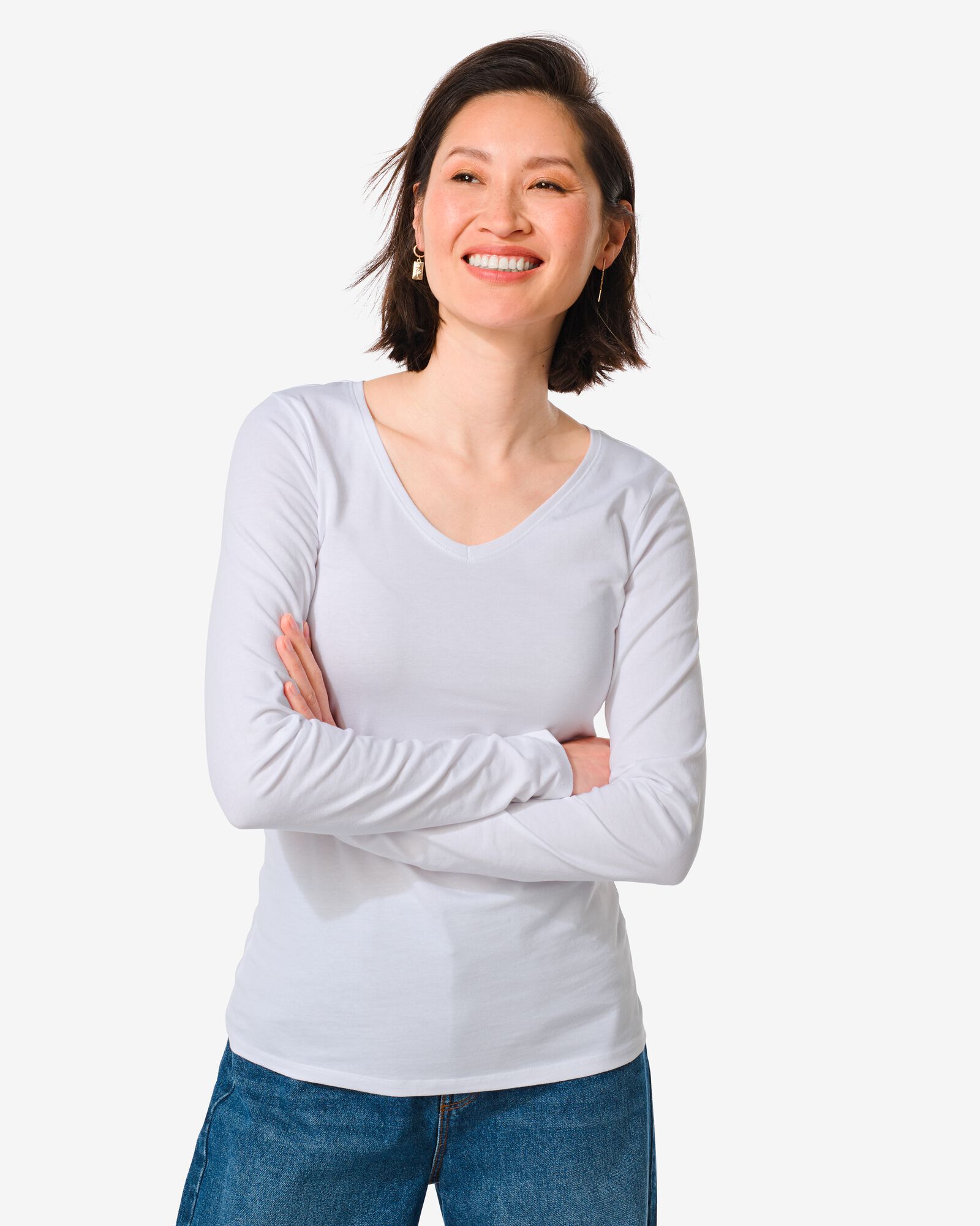 Damen-Shirt weiß XL - 36381774 - HEMA