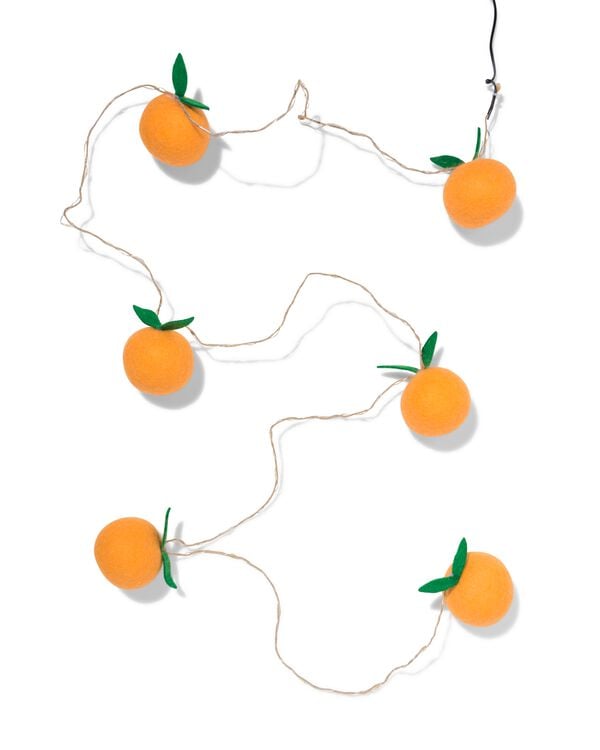Lichterkette 6 m mit 6 Orangen f&uuml;r den Innen- und Au&szlig;enbereich - 41822203 - HEMA