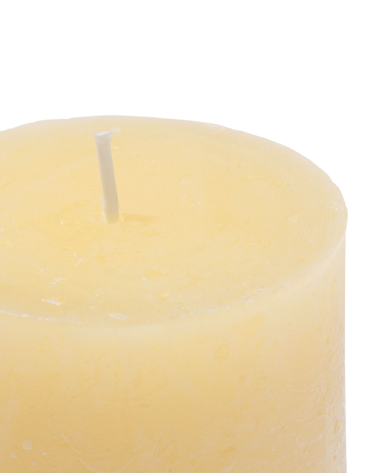 bougies rustiques jaune clair 7 x 19 - 13504232 - HEMA