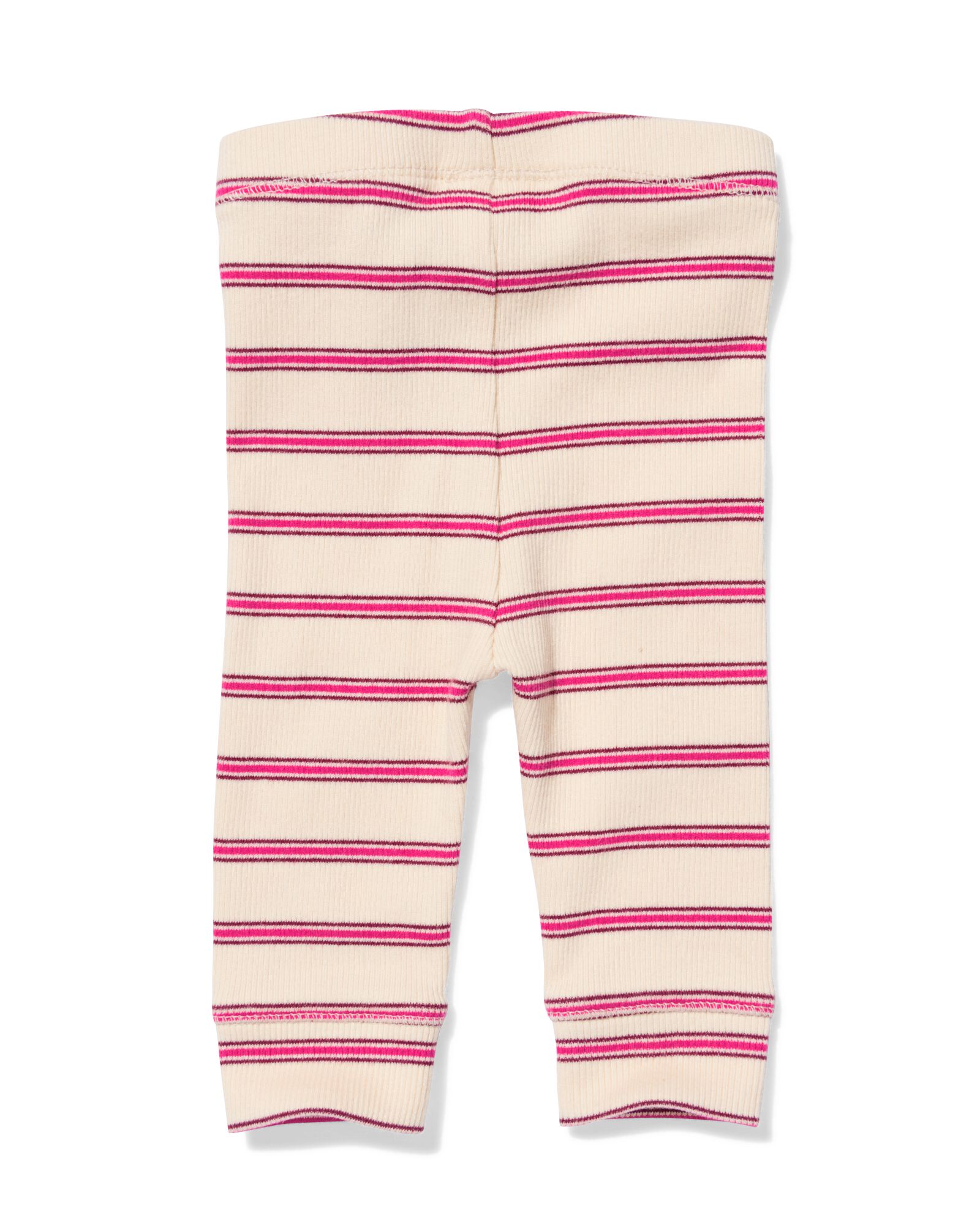 Baby-Leggings zum Mitwachsen, gerippt und gestreift ecru ecru - 33453820ECRU - HEMA