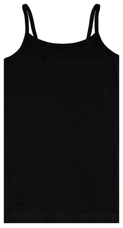 2 d&eacute;bardeurs enfant coton/stretch noir noir - 1000028423 - HEMA