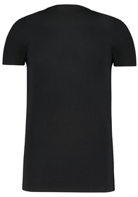 2er-Pack Herren-T-Shirts, Regular Fit, Rundhalsausschnitt, extralang schwarz schwarz - 1000009971 - HEMA