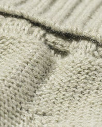 babysokken gebreid wol middengroen middengroen - 4700750MIDGREEN - HEMA