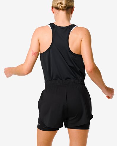 short de sport femme noir XL - 36000331 - HEMA