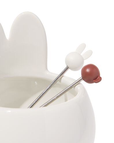 set &agrave; fondue au chocolat Miffy 12,5x20cm c&eacute;ramique - 60410326 - HEMA