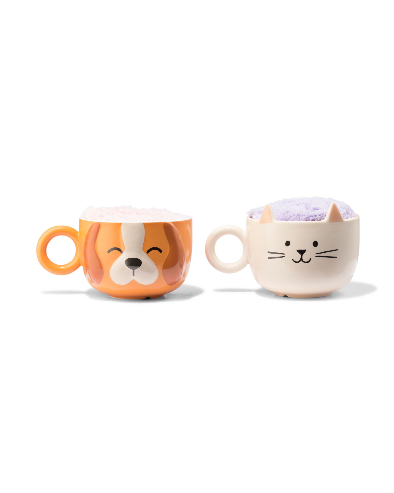 Mug 500ml avec chaussettes en peluche  - 61110416 - HEMA