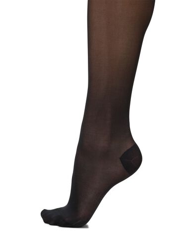 collant light support gloss 40 deniers noir noir - 1000000942 - HEMA