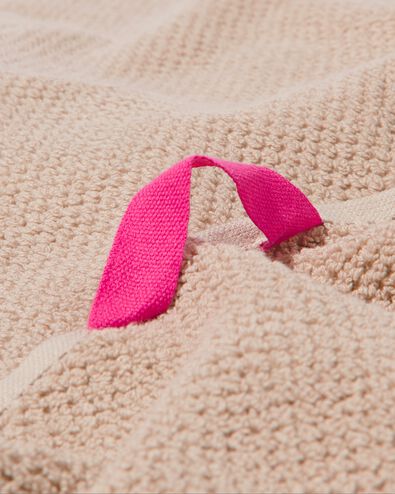 serviette de bain de qualit&eacute; &eacute;paisse - grain de riz beige sable - 1000032601 - HEMA