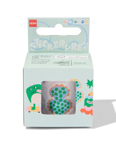 Sticker auf einer 4m Rolle, Monster - 15900326 - HEMA