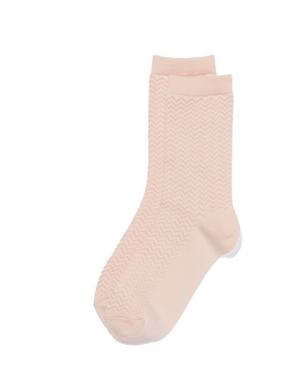 Damen-Socken, mit Baumwolle hellrosa hellrosa - 4210065LIGHTPINK - HEMA