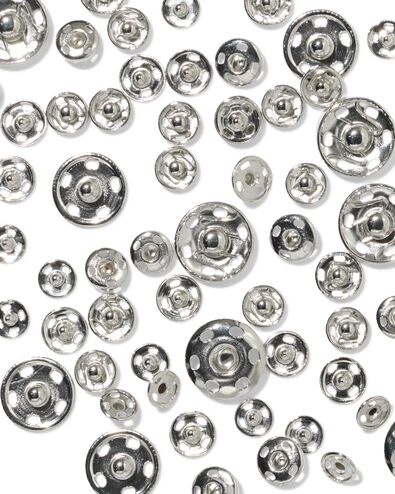 boutons-pression en argent sans nickel - 34 pi&egrave;ces - 1400287 - HEMA
