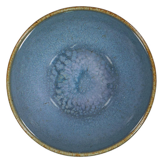 Schale Porto, 10 cm, reaktive Glasur, blau - 9602027 - HEMA