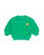 sweat bébé frimousse vert 80 - 33195244 - HEMA