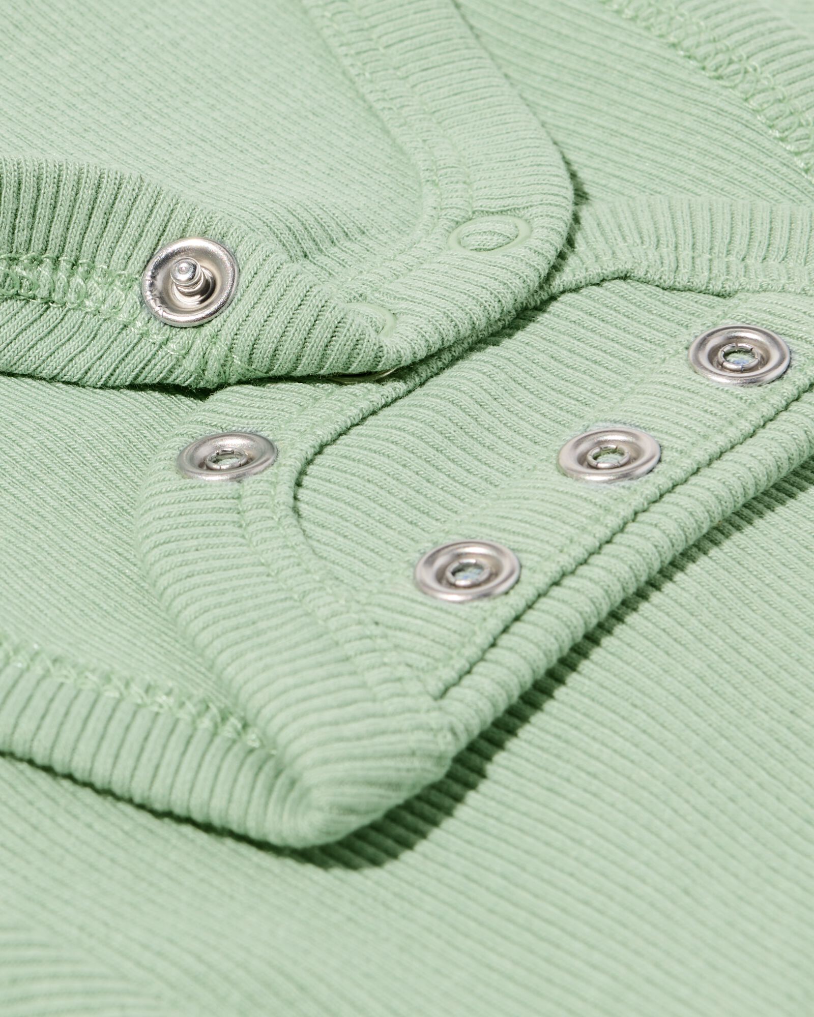 Newborn-Wickelstrampler zum Mitwachsen, LENZING&trade; ECOVERO&trade;, gerippt  gr&uuml;n - 33430320GREEN - HEMA