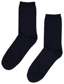 2er-Pack Damen-Socken mit Wolle blau blau - 1000021448 - HEMA