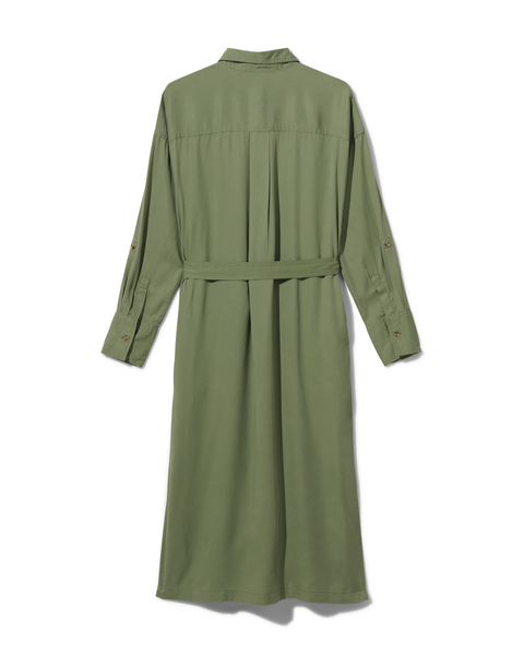 robe femme Lacey longue vert vert - 1000029930 - HEMA
