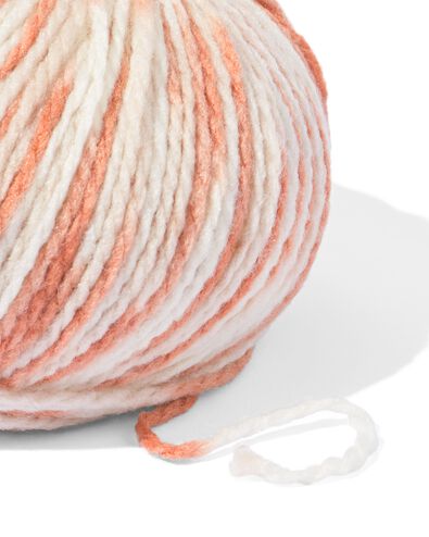 acryl-wol garen beige melange 100gram 165meter - 60760050 - HEMA