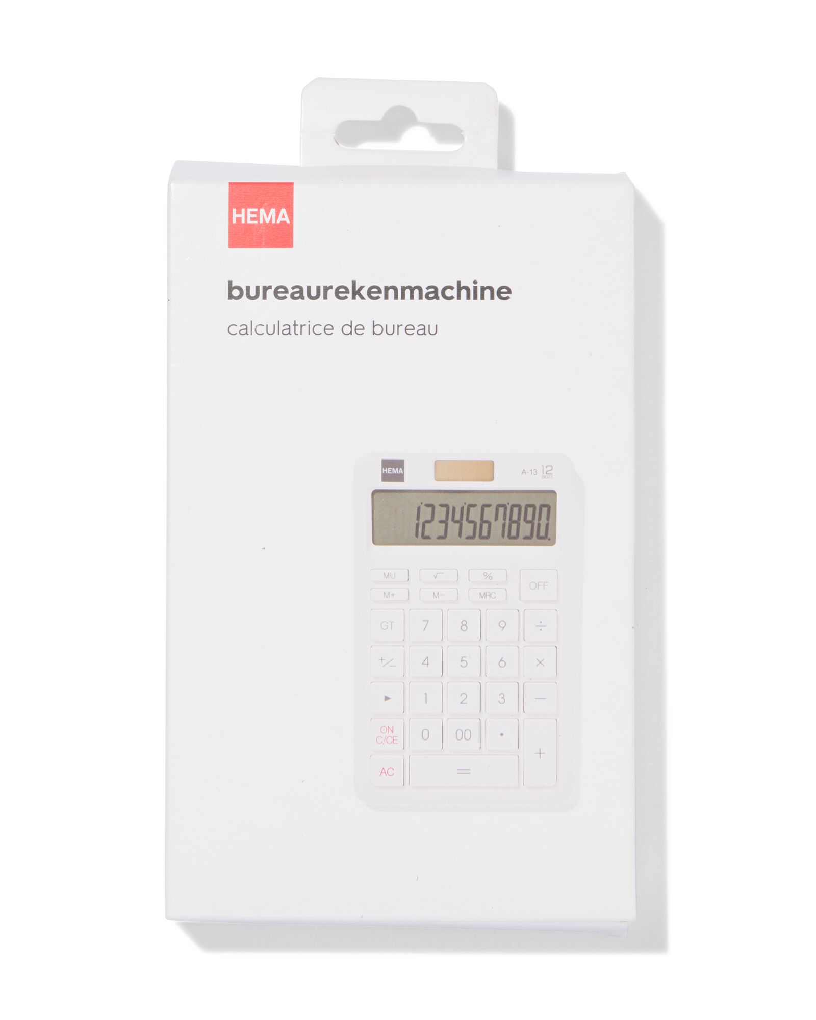 calculatrice de bureau blanche  - 14830203 - HEMA