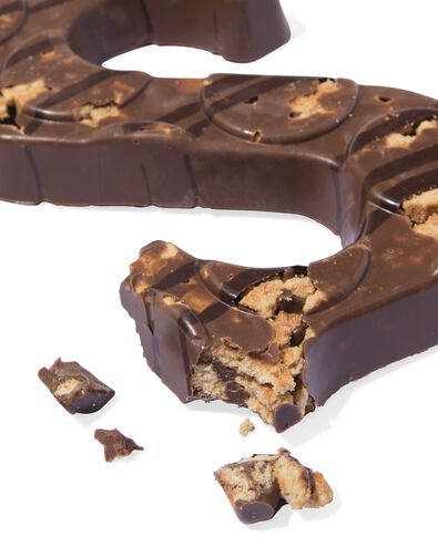 lettre en chocolat lait stroopwafel sel marin S 125 g - 24429719 - HEMA