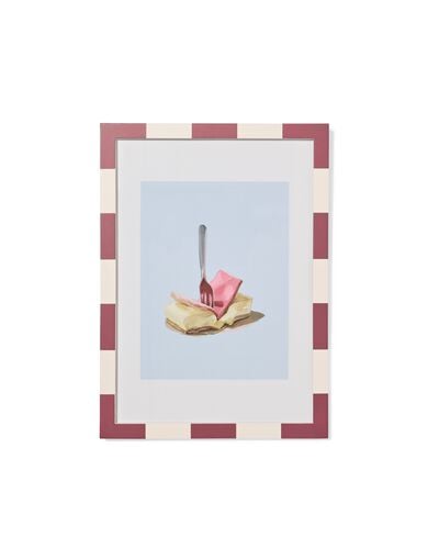 fotolijst A4 21x29.7cm hout strepen - 13626040 - HEMA