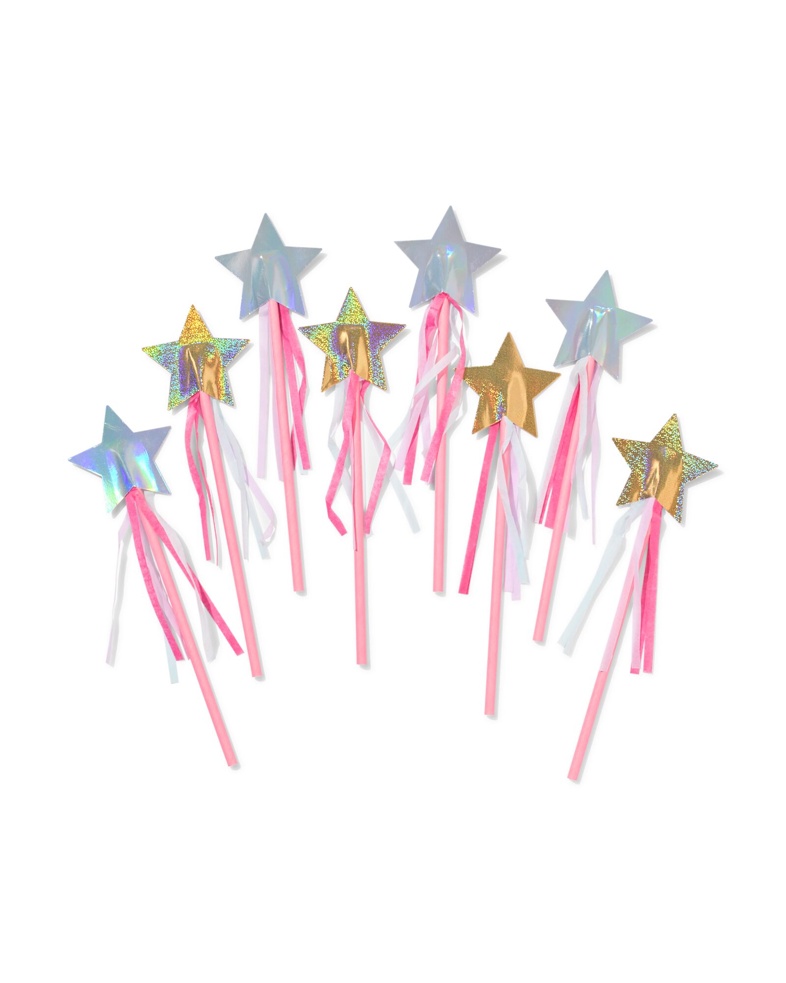 baguettes magiques &agrave; distribuer 22x6,5cm papier - 8 pi&egrave;ces - 14250397 - HEMA