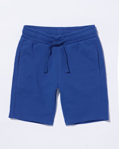kinder korte broek blauw blauw - 30786505BLUE - HEMA