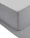 drap-housse - jersey coton - 90x200 cm - gris clair gris clair 90 x 200 - 5140002 - HEMA