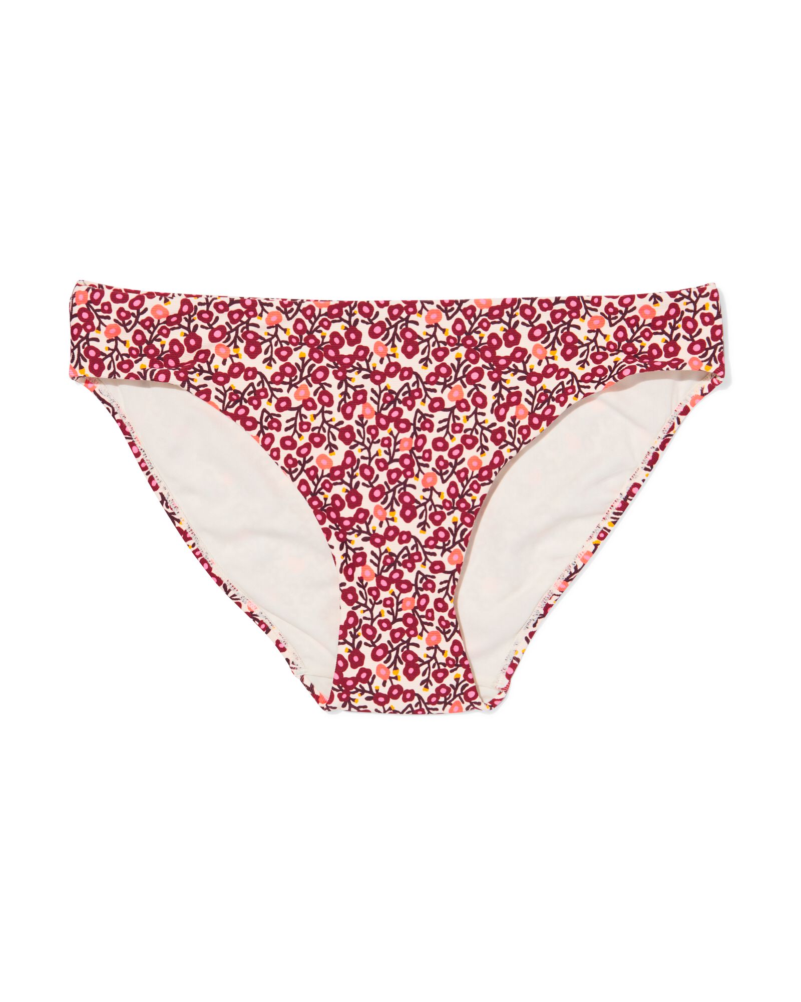 Damen-Bikinihose, gerippt, Blumen  bunt bunt - 22351960MULTI - HEMA