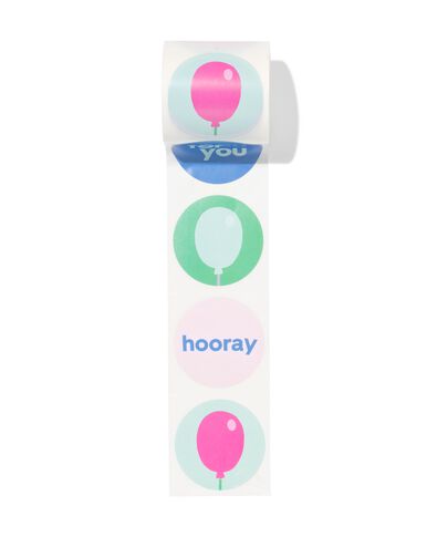 sluitstickers feest - 100 stuks - 14793283 - HEMA