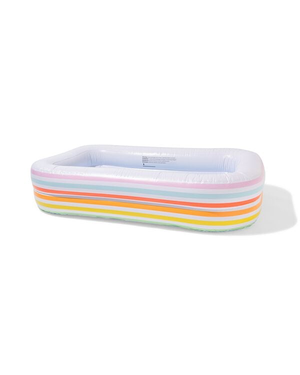 piscine famille rayures 207x126x46 - 15840114 - HEMA